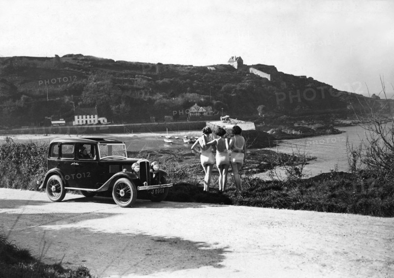 1932 Standard Little Nine saloon at Royal Bay, Jersey.