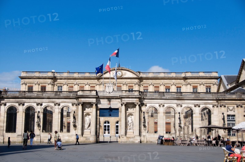 "Hotel de Ville" Bordeaux France French city