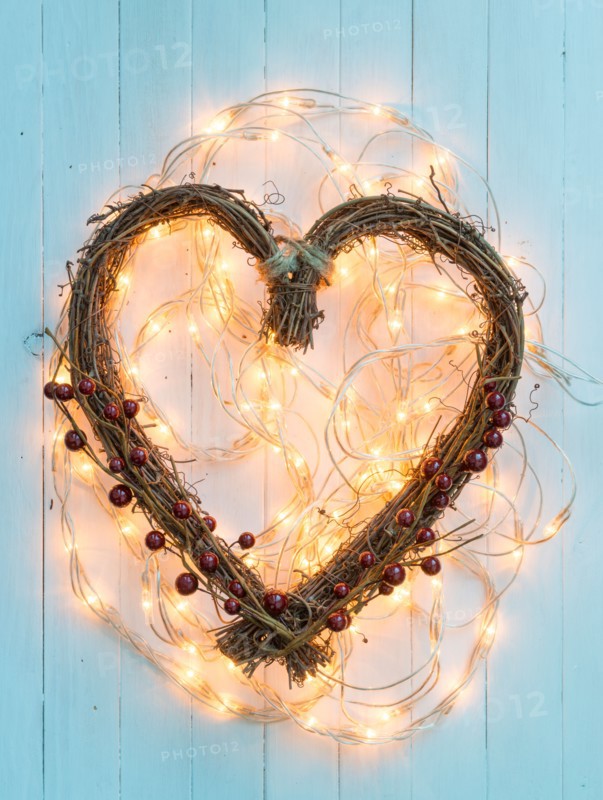 Heart shaped Christmas decoration