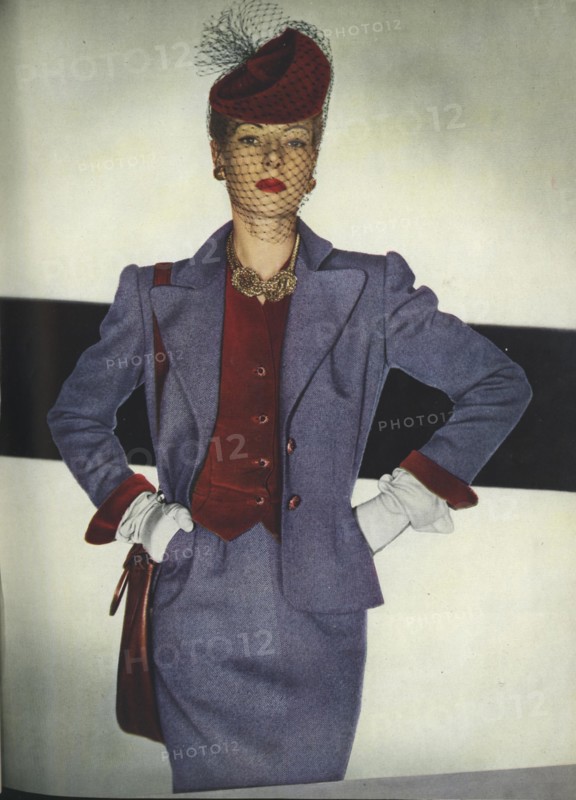 1940s UK Fashion Magazine Plate