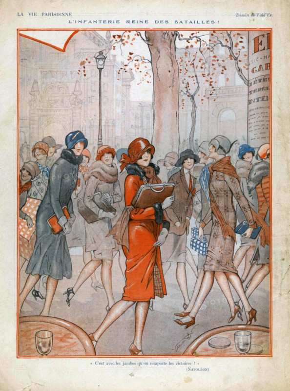 1920s France La Vie Parisienne Magazine Plate