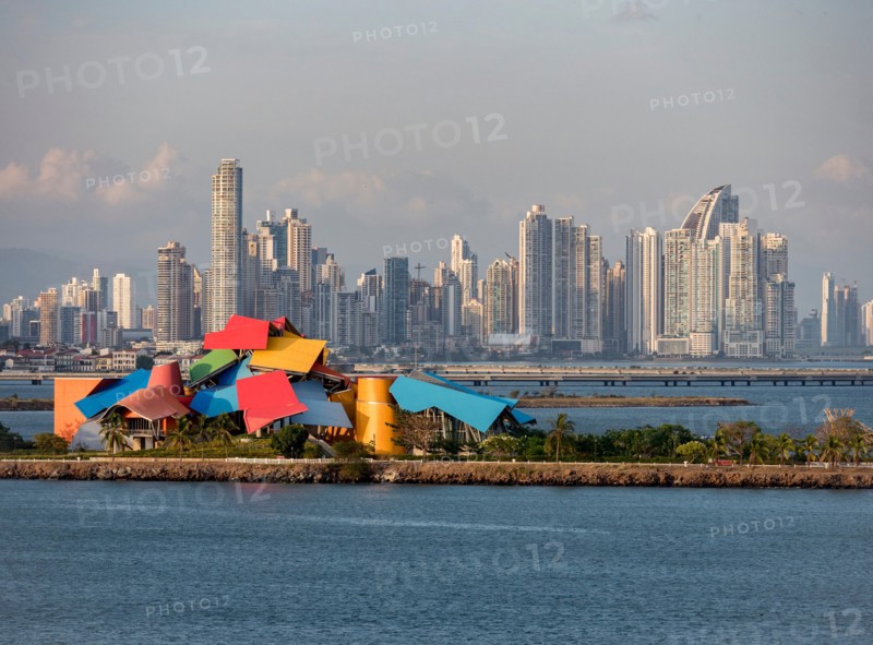 Unusual And Colourful Building Of The Biomuseo Designed By Frank Gehry On The Amador Causeway, Displaying The Bio Diversity Of The Republic of Panama
