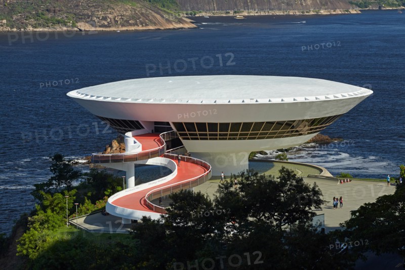 Niterói Contemporary Art Museum, Niteroi, Rio de Janeiro, Brazil, South America