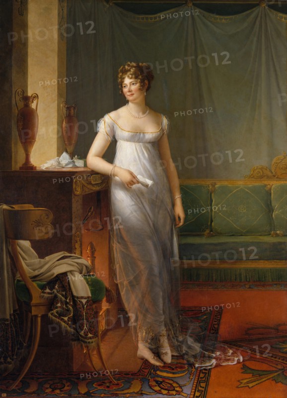 Madame Charles Maurice de Talleyrand Périgord (1761–1835), baron François Gérard, ca. 1804