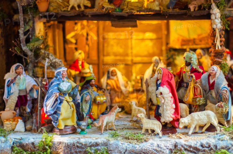 Via San Gregorio Armeno in Naples: street of the nativity scene makers