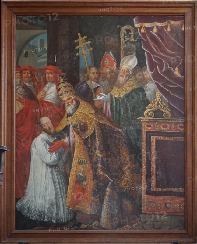 538 Saint-François-de-Sales devant le pape Clément VIII 03227