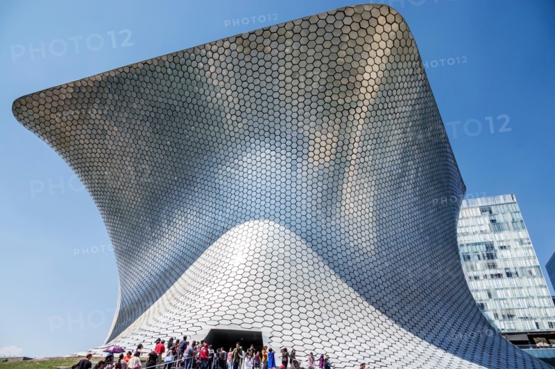 Mexico City,Hispanic,Mexican,Colonia Granada,Plaza Carso,Museo Soumaya Museum Carlos Slim private art collection,exterior outside