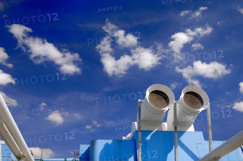 High-Tech Ventilation Shafts Centre Georges Pompidou or Beaubourg Modern Art Museum Paris France