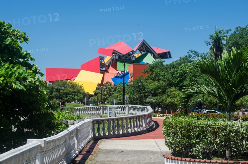 The Museum of Biodiversity designed by the famous architect Gehry