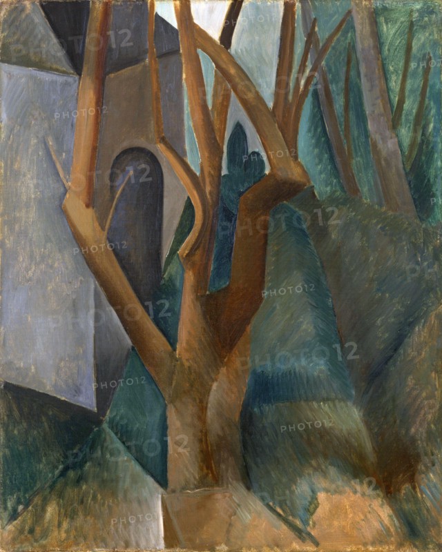 Pablo Picasso. (Spanish, 1881-1973). Landscape. Paris, August or September 1908. Oil on canvas.