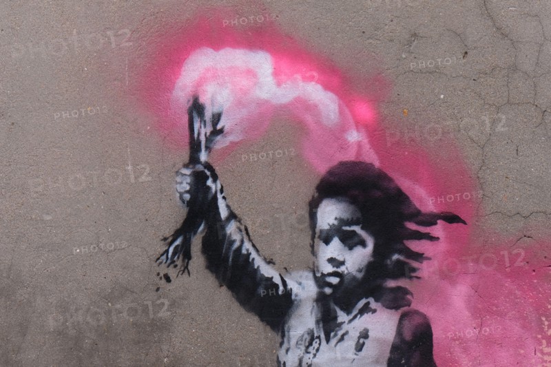 A new work of British street artist Banksy has been sighted in Venice on a building along the Rio de Ca Foscari canal in Venice, Italy May 15, 2019.