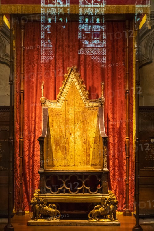 England, London, Westminster Abbey, The Coronation Chair