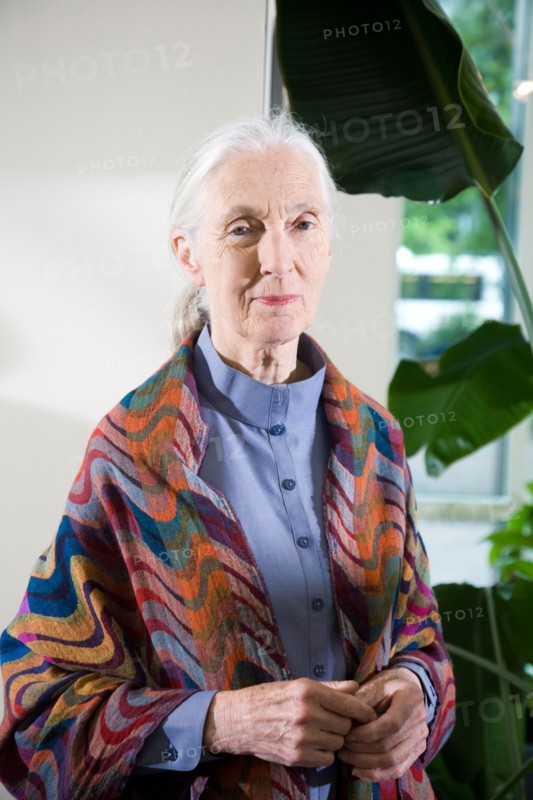 Jane Goodall in the Lobby of the Nature Conservatory, Arlington Virginia