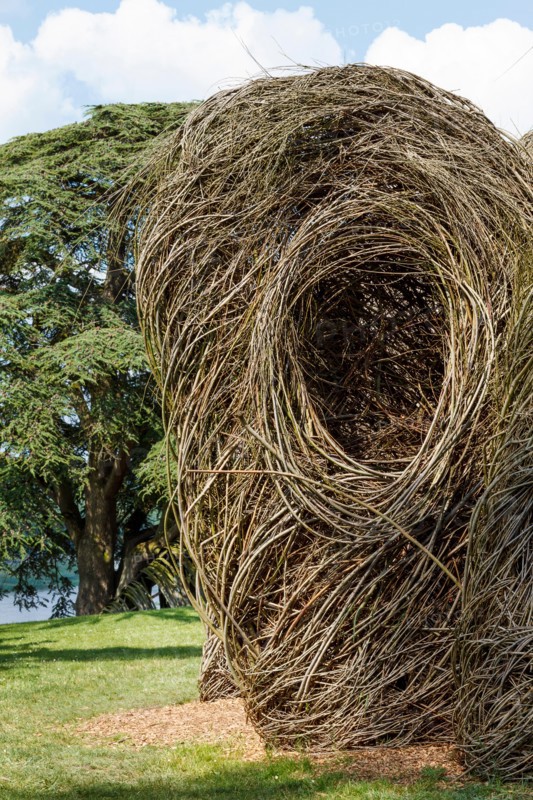 Chaumont-sur-Loire garden festival, land art.