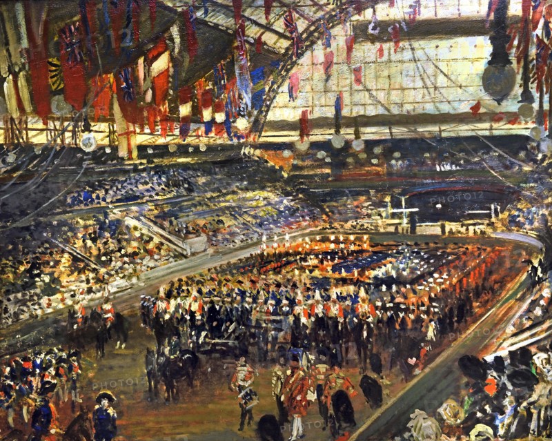 The Feasts of the coronation of King George V Military Tournament Olympia  London England 1911 Jacques Emile Blanche 1861-1942 
France French
