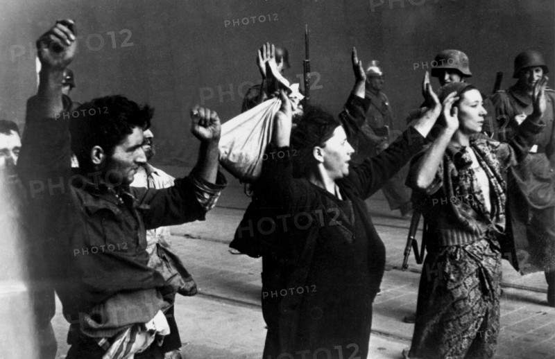 World war two: As the Warsaw Ghetto was destroyed, following the Warsaw Uprising in 1943, captured Jews were taken to be deported
