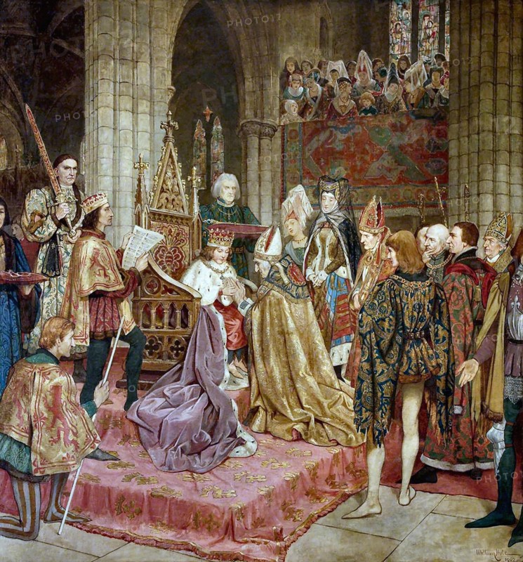 Hole  William Brassey - the Coronation of King James II at Holyrood  1437