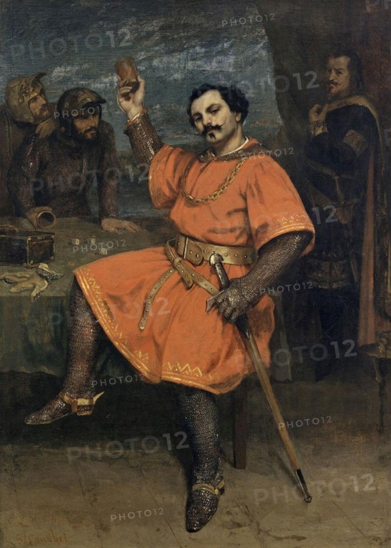 Louis Guéymard as Robert in Robert le diable by Meyerbeer - painting by Courbet - L'Histoire par l'image