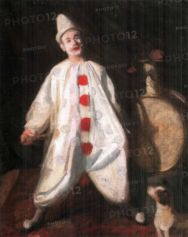 Artwork entitled Clown by the Hungarian artist Károly Ferenczy.