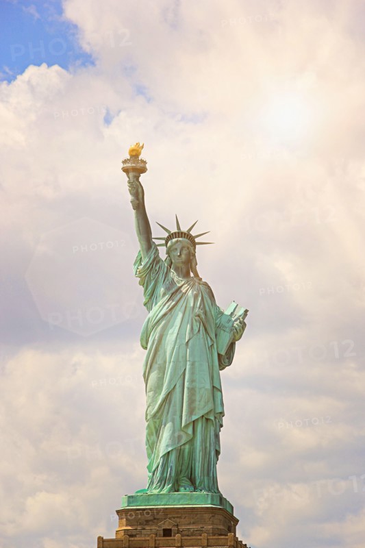 Statue of Liberty on a sunny summer day, New York City