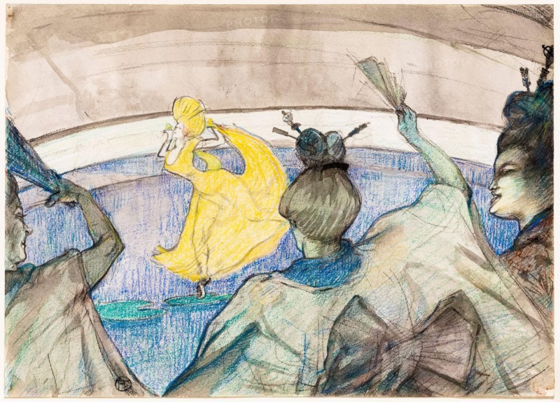 Henri de Toulouse-Lautrec, At the Circus, drawing, 1899