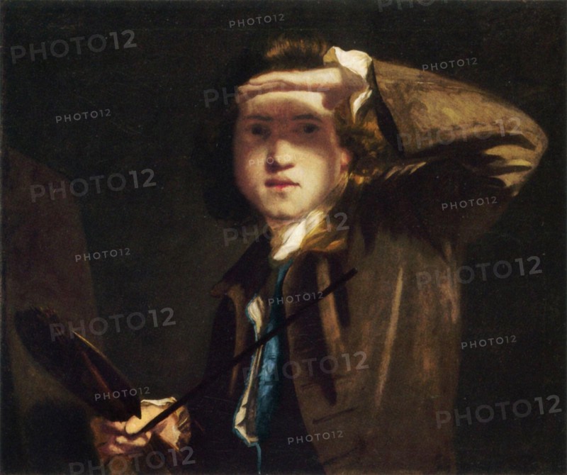 Self-portrait c.1747-9 by Joshua Reynolds.