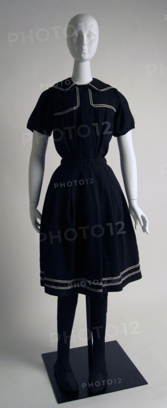 Bathing suit ca. 1900 Wanamaker's American. Bathing suit. American. ca. 1900. silk, wool, cotton