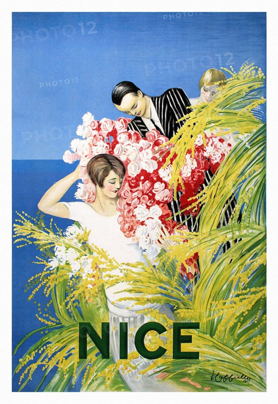 Nice by Leonetto Cappiello (1875-1942). Poster published in 1927 in France.
