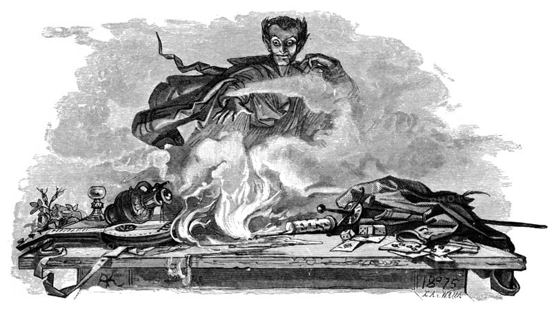 Faust  Johann Wolfgang von Goethe A tragedy 1870 period costume magical magic tale legend myth story drama theatre act character
