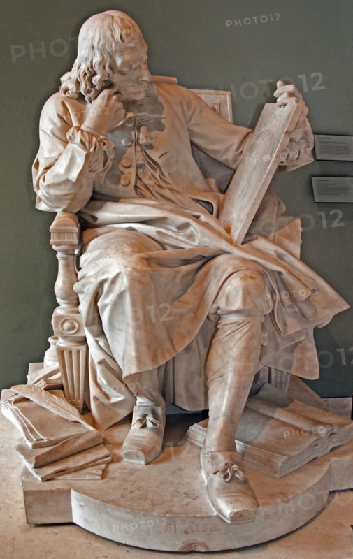 Blaise Pascal 1623-1662 Augustine PAJOU 1730 - 1809 France French