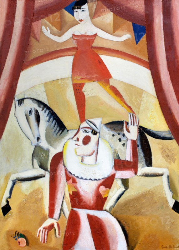 Le Cirque - Circus  1924 Gustave De Smet 1877-1943 Belgian Belgium