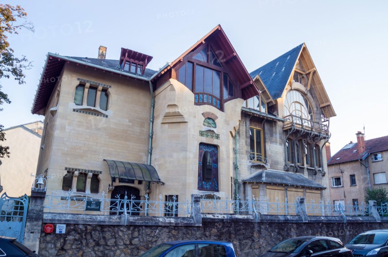 Villa Majorelle, Art Nouveau house, 1901-1902 by Henri Sauvage, Rue Louis Majorelle, Nancy, Meurthe-et- Moselle, (Grand Est), France