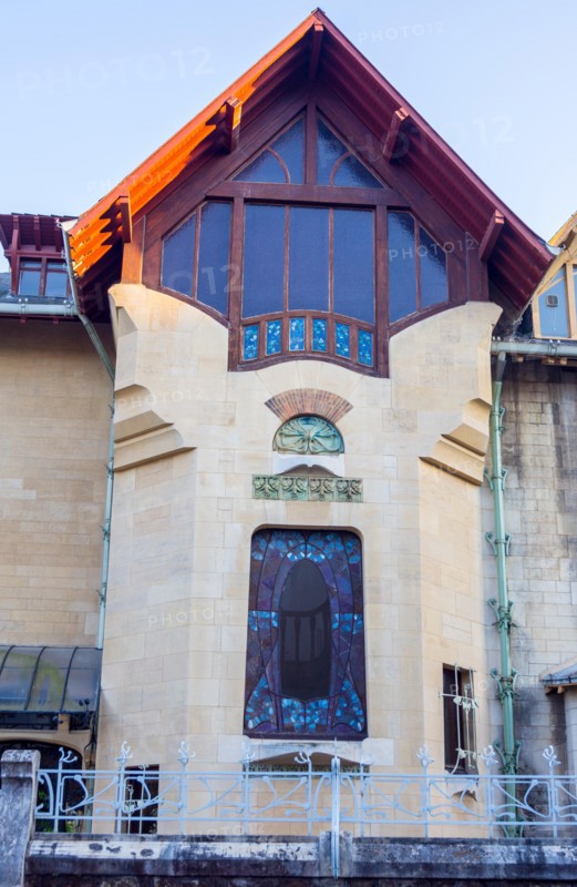 Villa Majorelle, Art Nouveau house, 1901-1902 by Henri Sauvage, Rue Louis Majorelle, Nancy, Meurthe-et- Moselle,  (Grand Est), France
