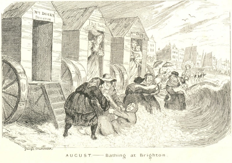 August from Cruikshank's Comic Almanack