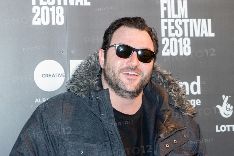 Glasgow, Scotland, UK. 27th February, 2018. Actor, Denis Ménochet at a photo call for the film premiere of Custody (Jusqu'à la garde), at the Glasgow Film Theatre (GFT), Scotland. Custody is "a brilliantly acted, tautly handled drama, in which Legrand calmly escalates the tension towards breaking point." This screening is part of the Gala strand at the Glasgow Film Festival 2018 (GFF), which runs until 4th March, 2018. Iain McGuinness / Alamy Live News