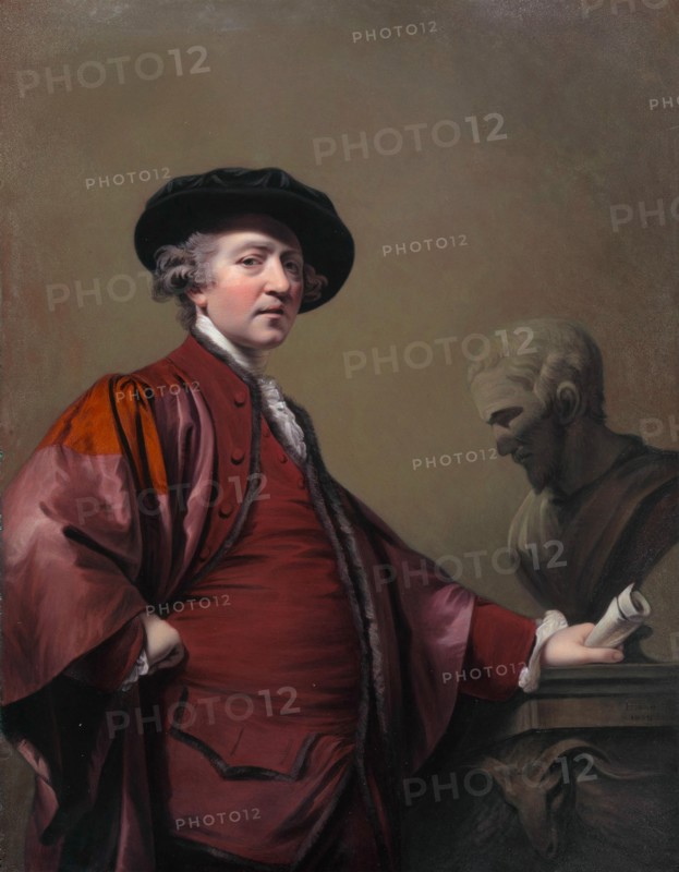 Self portrait of Joshua Reynolds *enamel on copper*25.7 x 19.6 cm*404282*signed and dated 1804 Self portrait of Joshua Reynolds, by Henry Bone 1110 Self portrait of Joshua Reynolds, by Henry Bone