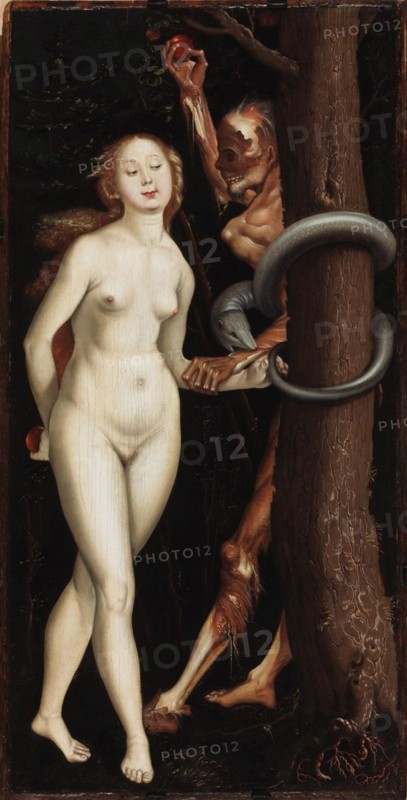 Hans Baldung Grien - Eve, Serpent and Death.