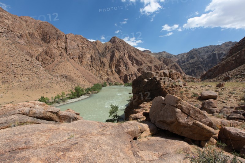 Landscapes of Mongolia, Hovd river
