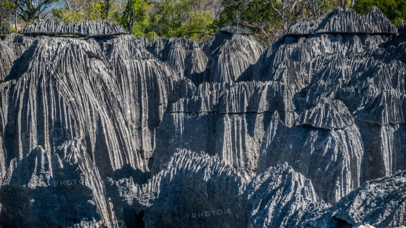 Tsingy de Bemaraha National Park, Madagascar. Picture taken inside the Petit Tsingy part, amongst this karts labyrinth!