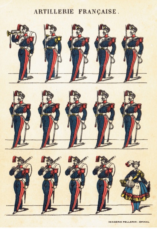 artillerie à pied sous le Second Empire