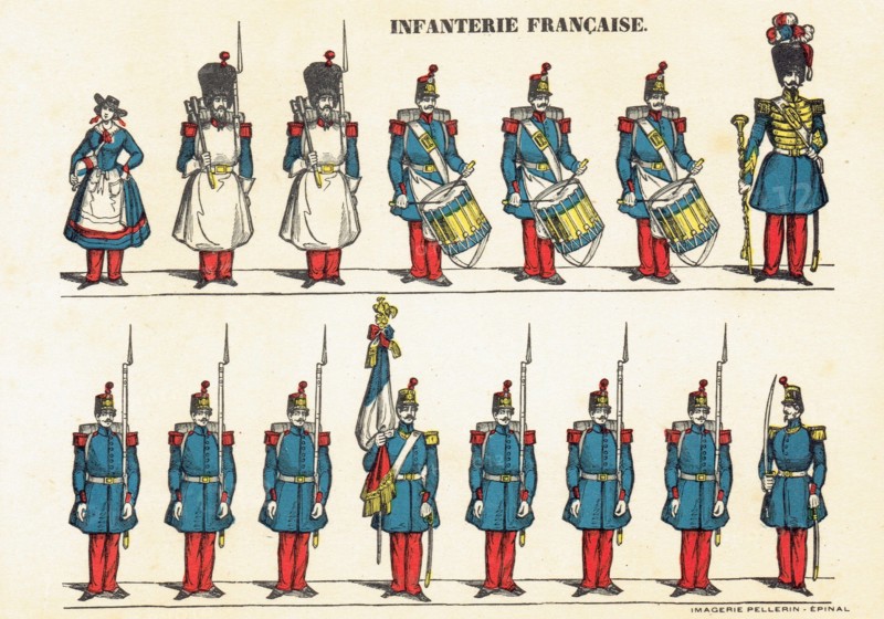 infanterie de ligne sous le Second Empire