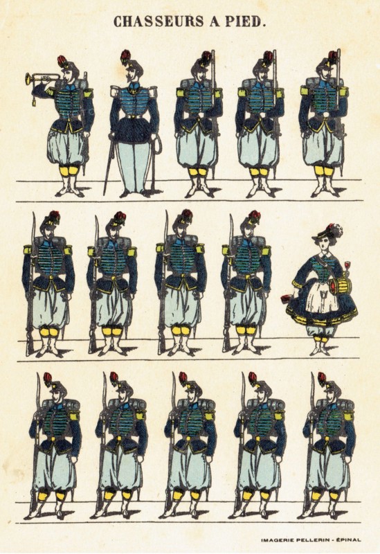 chasseurs à pied Second Empire
