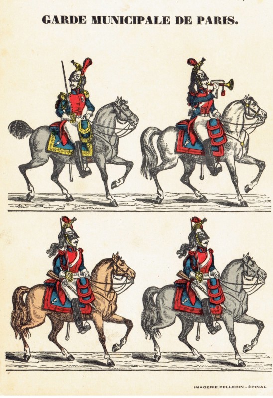 Garde Municipale de Paris par Pellerin, Second Empire