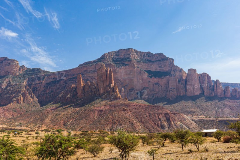 Gheralta mountains near Hawzen in Tigray Region, Ethiopia