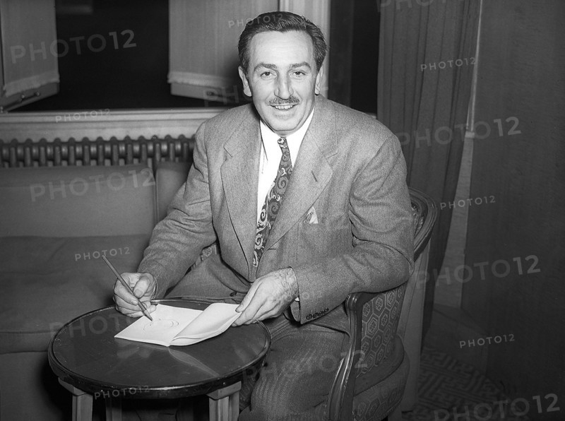 Walt Disney at a London Hotel