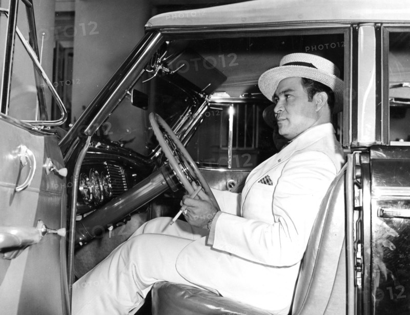 FULGENCIO BATISTA  Cuban President in 1942 in his Buick