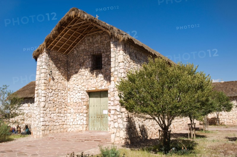 17th century church, San Cristobal, Altiplano, Potosi, Bolivia