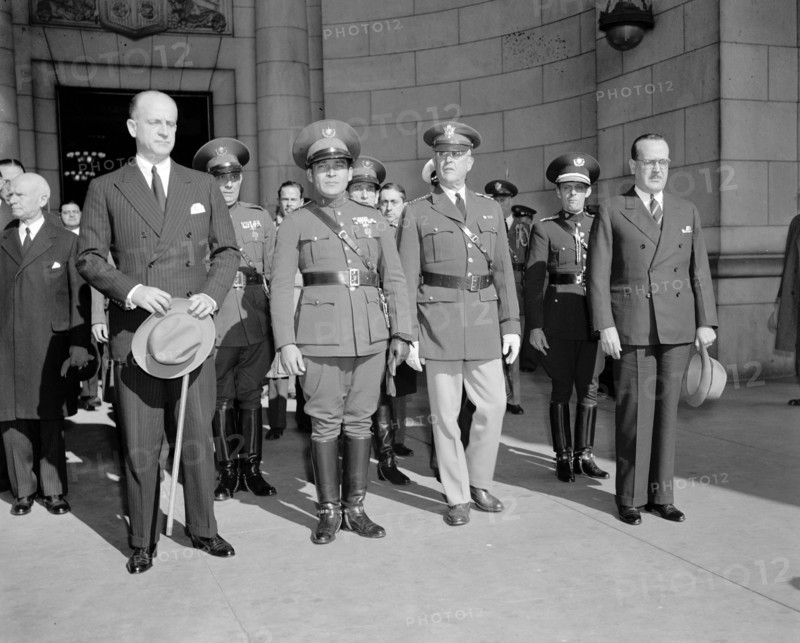 Col. Fulgencio Batista, Cuba's Dictator, arriving in Washington in 1938