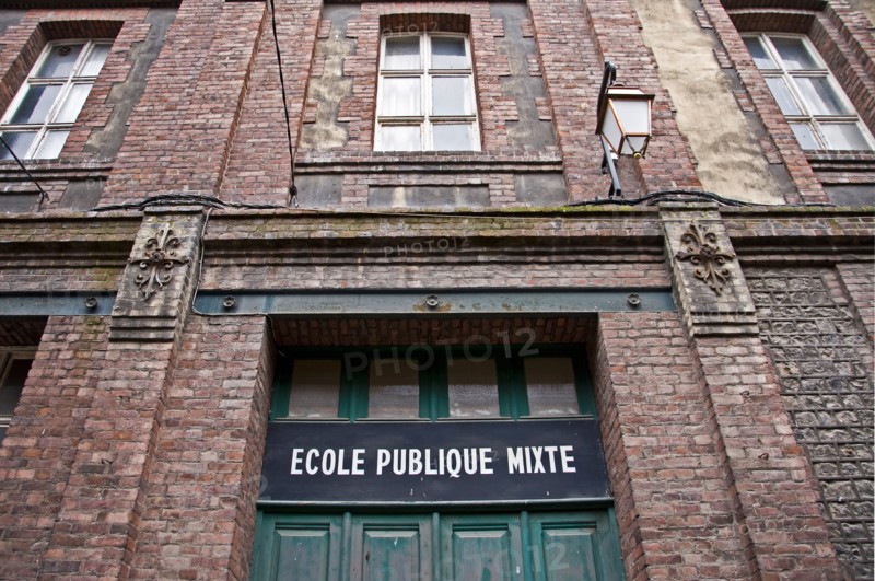 French old public school - Honfleur, Normandy - France