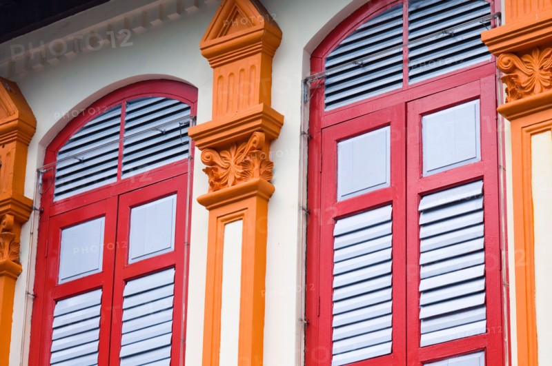 colorful house, little india, singapore
